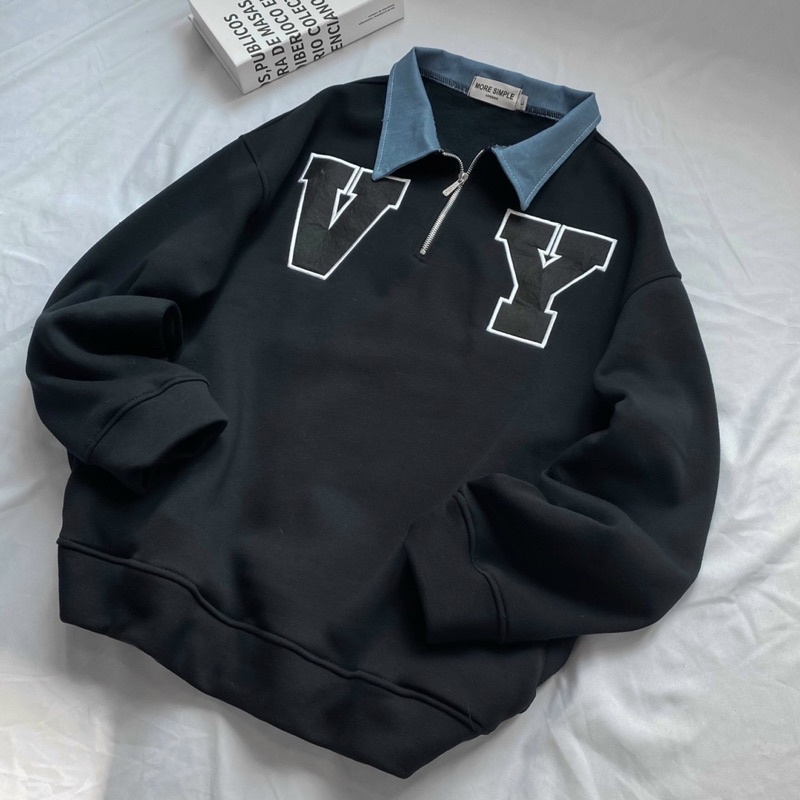 Áo Khoác Sweater VOT Vải Nỉ Bông Form Rộng