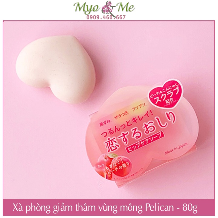 Xà phòng ngăn ngừa, giảm thâm vùng mông Pelican Nhật Bản - 80g