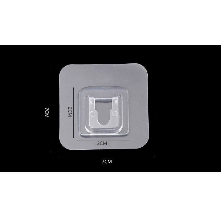 Miếng dán thay thế dự phòng U đơn, U đôi cho kệ Remote, Miếng dán kệ nhà tắm thay thế thông minh tiện dụng