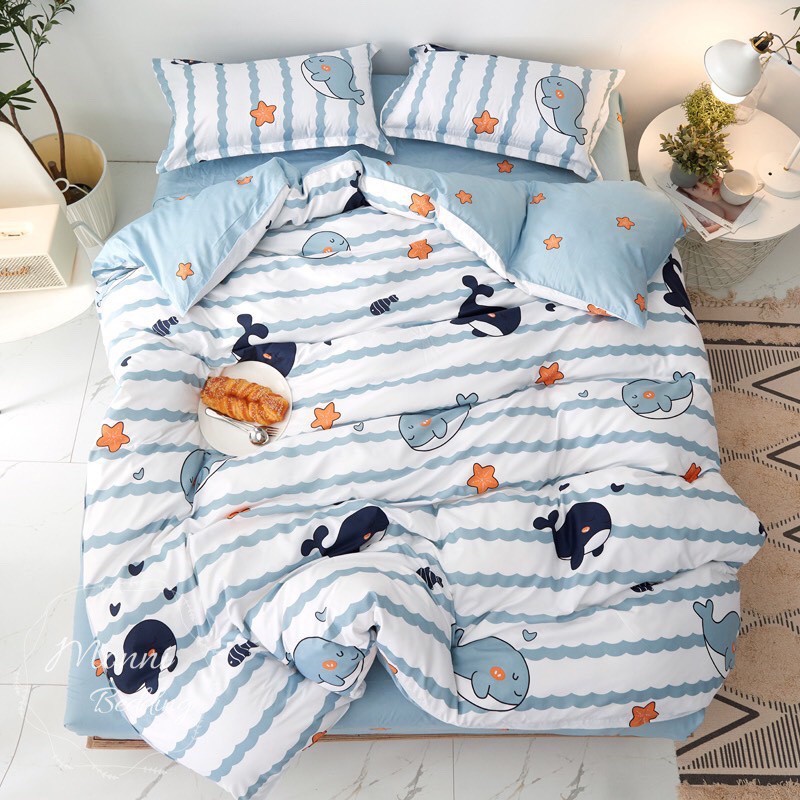 Vỏ gối ôm, bao gối ôm cotton poly HuPa size 35x100cm nhiều mẫu