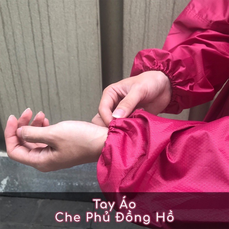 Áo mưa dây kéo vẩy cá