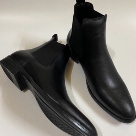 Giày Chelsea Boot Nam da bò nguyên tấm