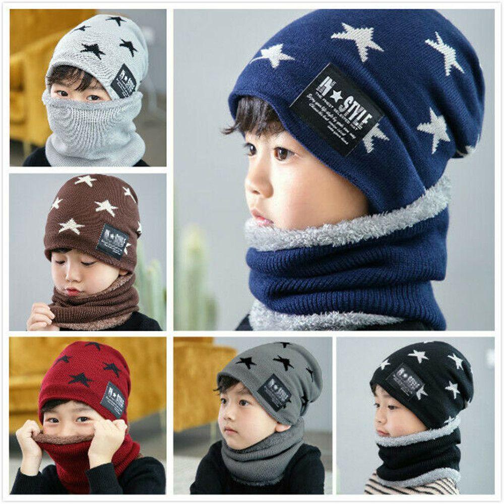 WATTLE Set 2 Món Mũ Len Dệt Kim Kèm Khăn Choàng Cổ Giữ Ấm Chống Lạnh