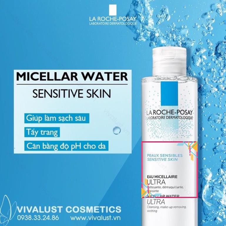 [Chính hãng] Nước tẩy trang LA ROCHE POSAY Micellair Water 50ml/100ml/200ml/400ml - Da Dầu Mụn, Da Nhạy Cảm