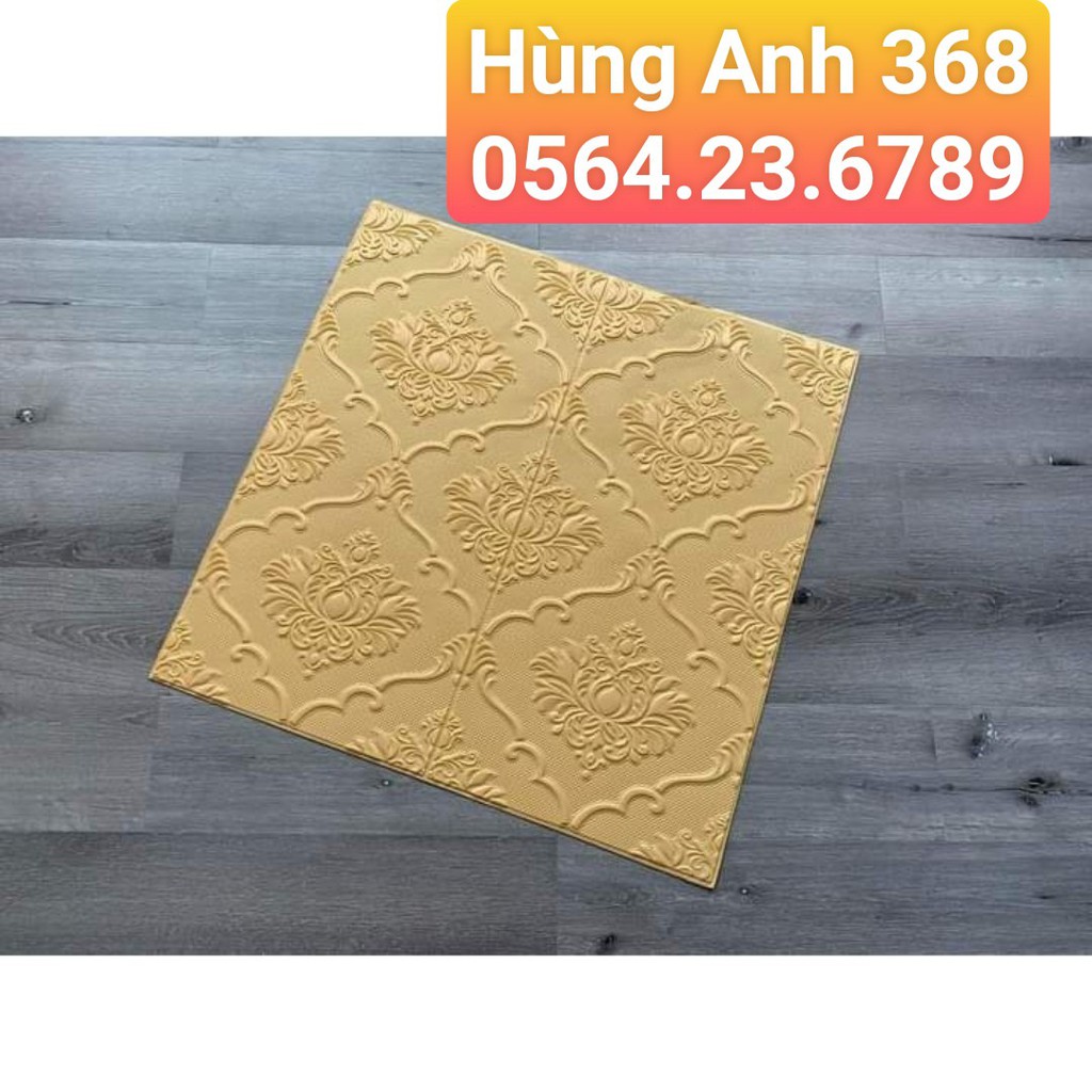 (RẺ NHẤT THỊ TRƯỜNG ) XỐP DÁN TƯỜNG TÂN CỔ ĐIỂN 7 HÀNG CAO CẤP, KT 70 X 70CM