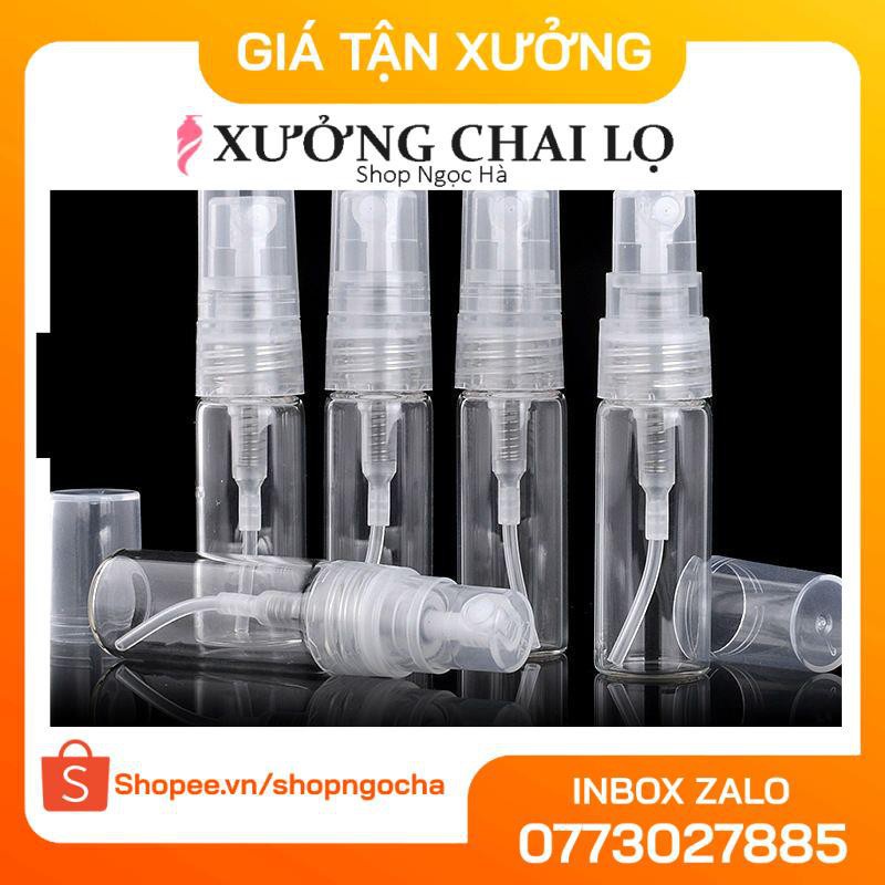 Lọ Chiết Nước Hoa ❤ GIÁ RẺ NHẤT ❤ Lọ chiết nước hoa thủy tinh mini 3ml, 5ml và 10ml đựng dầu thơm , phụ kiện du lịch