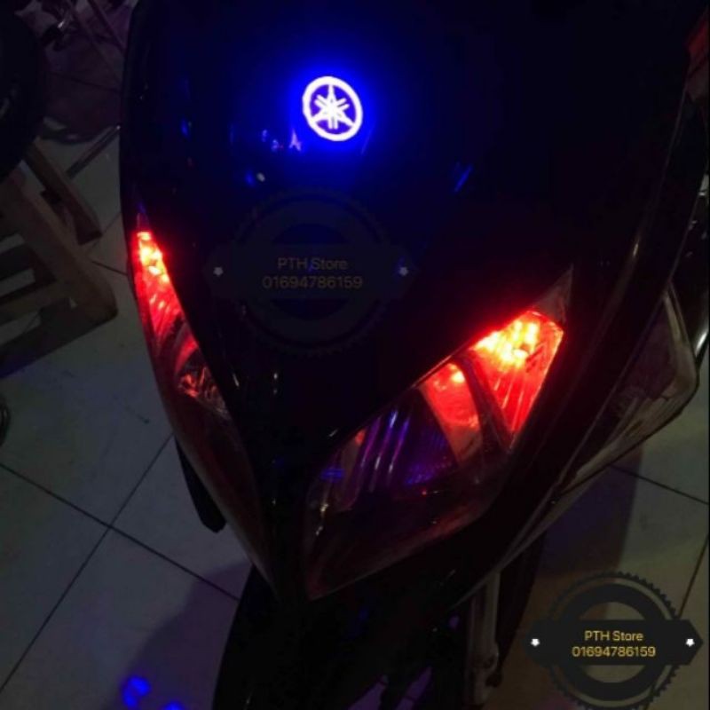 logo led Honda Yamaha bản nhỏ mặt nạ