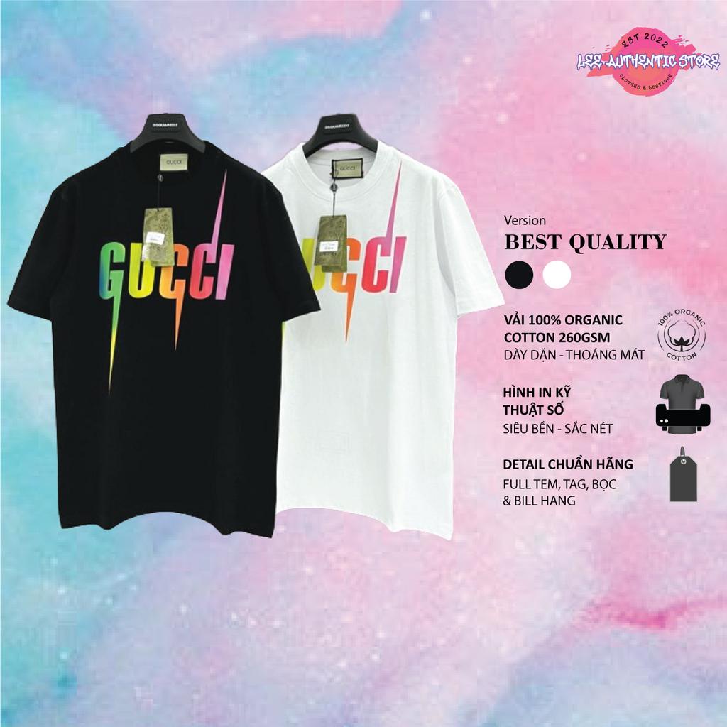 Áo Thun Gucci Blade, Gucci Tia Sét 7 màu  Rainbow loại Best Vải cotton 100%
