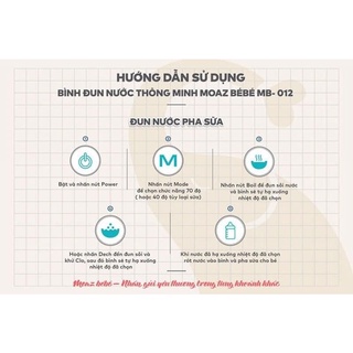 Bình đun nước đa năng Moaz bebe MB012