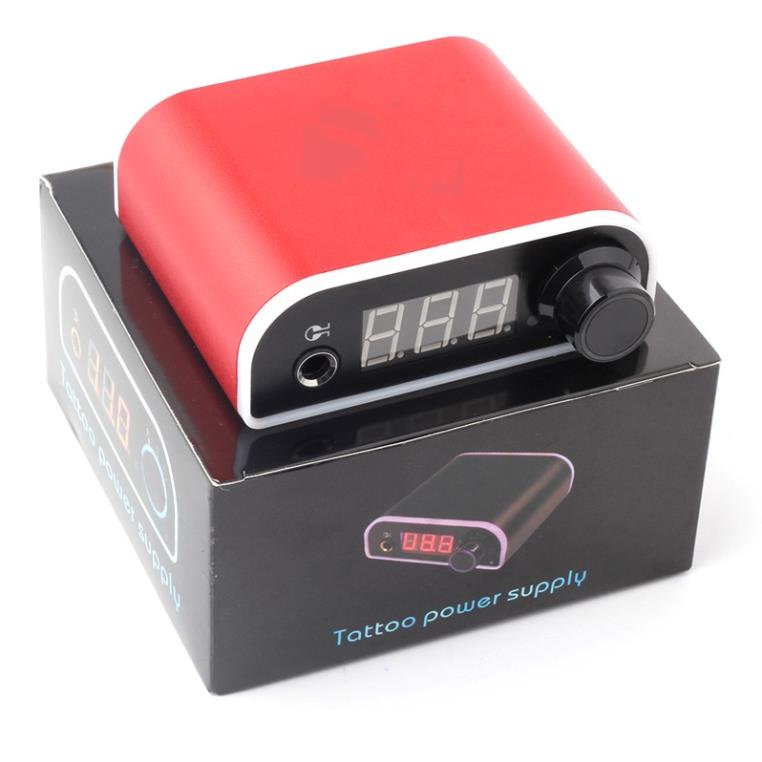 Nguồn Máy Pen, Cục nguồn biến áp, ổn áp đa năng dùng máy phun xăm, Nguồn led 7 màu