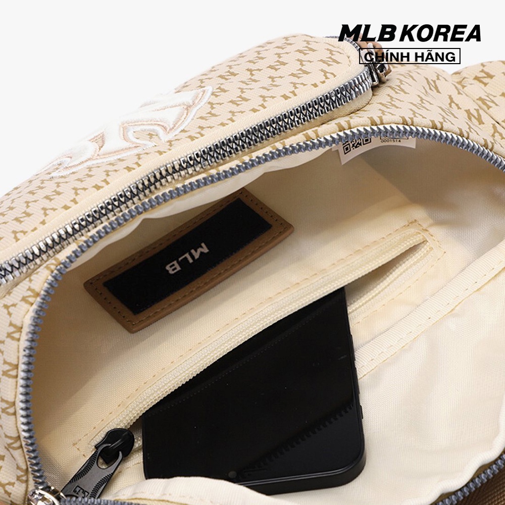 MLB - Túi đeo chéo cá tính phối họa tiết monogram 3AHSM051N-50BGS