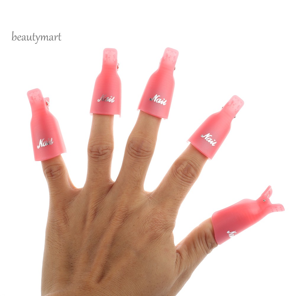 [Hàng mới về] 10 Kẹp bọc nhúng tẩy sơn móng tay