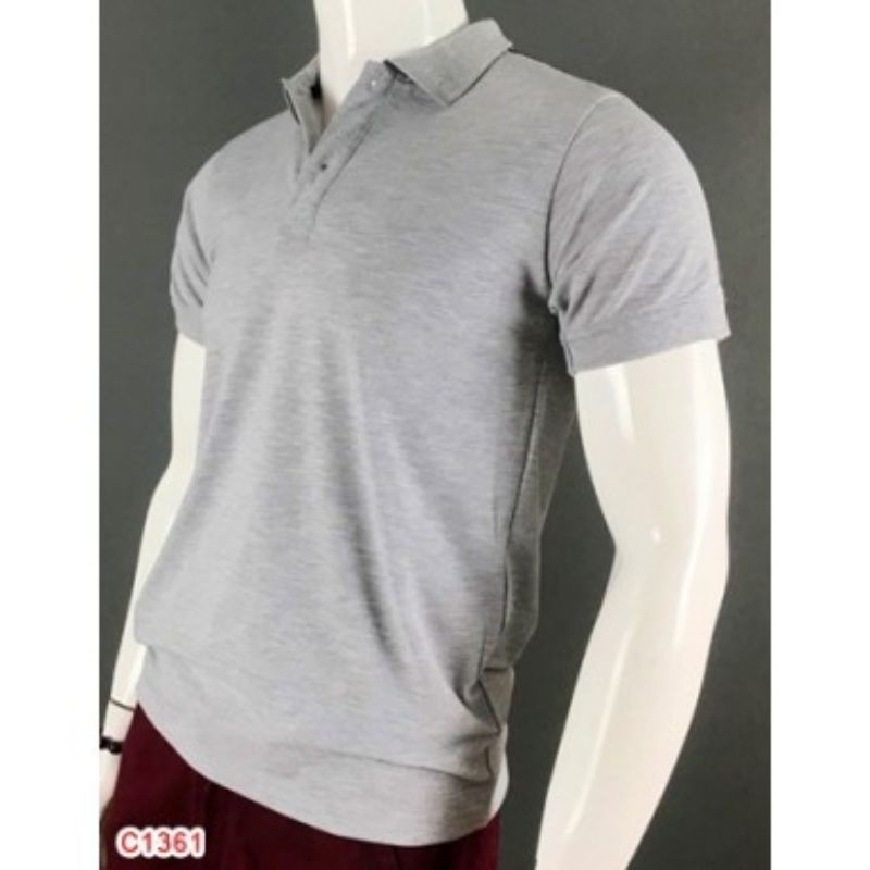 áo thun nam cổ trụ chất cá sấu thấm hút mồ hôi tốt, vải mịn | BigBuy360 - bigbuy360.vn