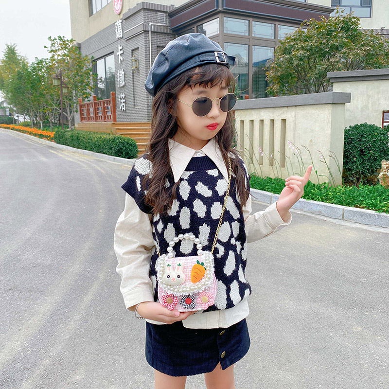 Túi Đeo Chéo Mini Phong Cách Công Chúa Thời Trang Mới Cho Bé Gái