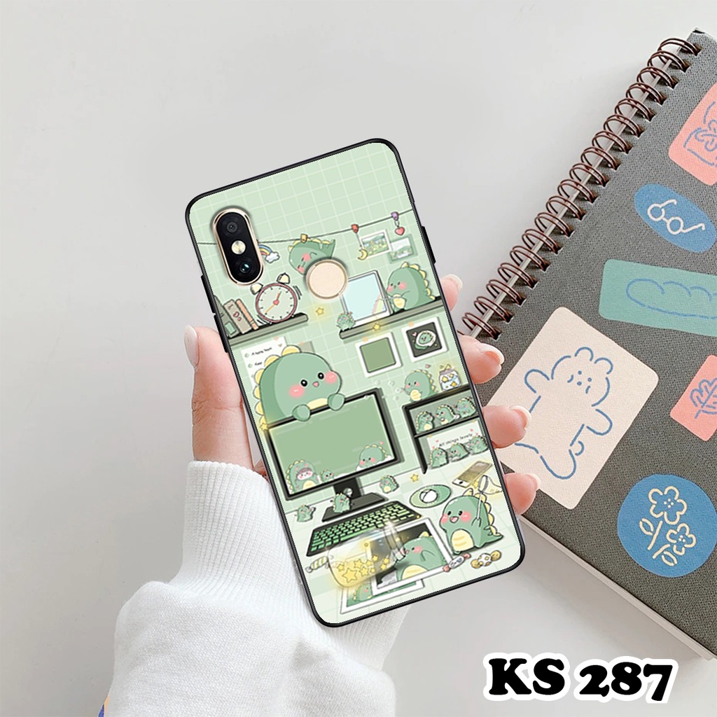 Ốp lưng Xiaomi Mi A1 - Xiaomi Mi A2 - Xiaomi Mi A2 Lite - Ốp in hình khủng long,dinosaur dễ thương