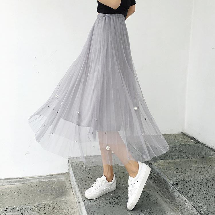 Chân Váy ren đính hạt 326