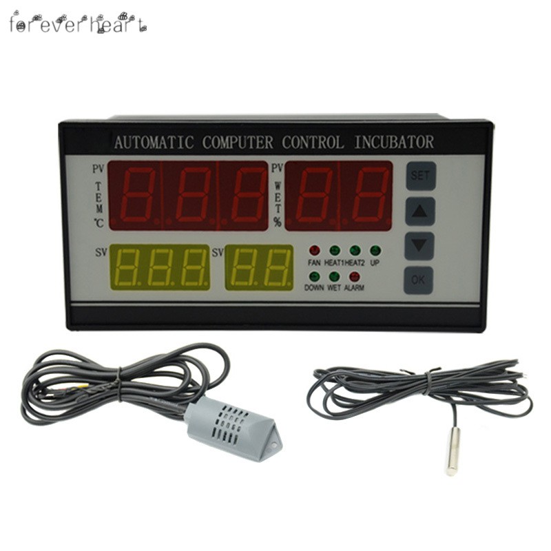 Bộ điều khiển có đồng hồ đo nhiệt độ và độ ẩm cho máy ấp trứng đa năng XM-18