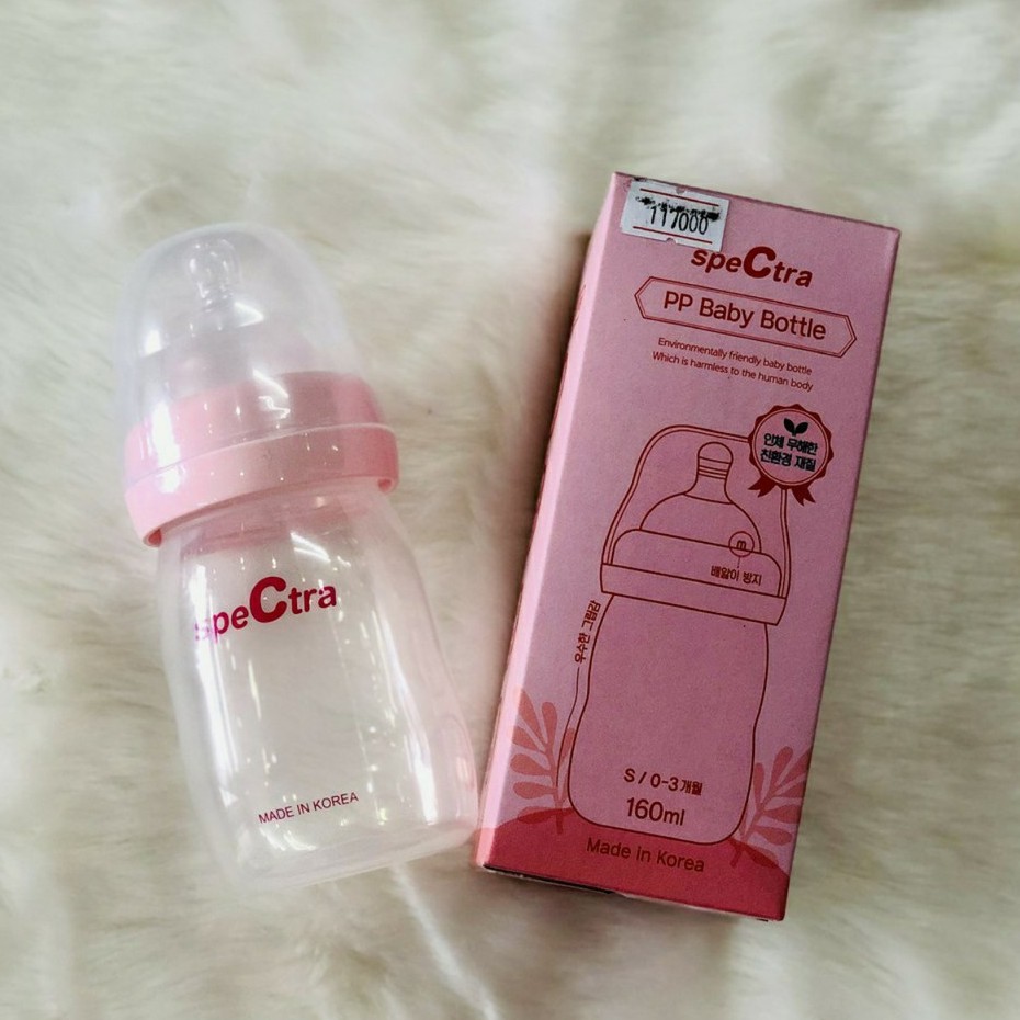 BÌNH SỮA PP CỔ RỘNG SPECTRA 160ML