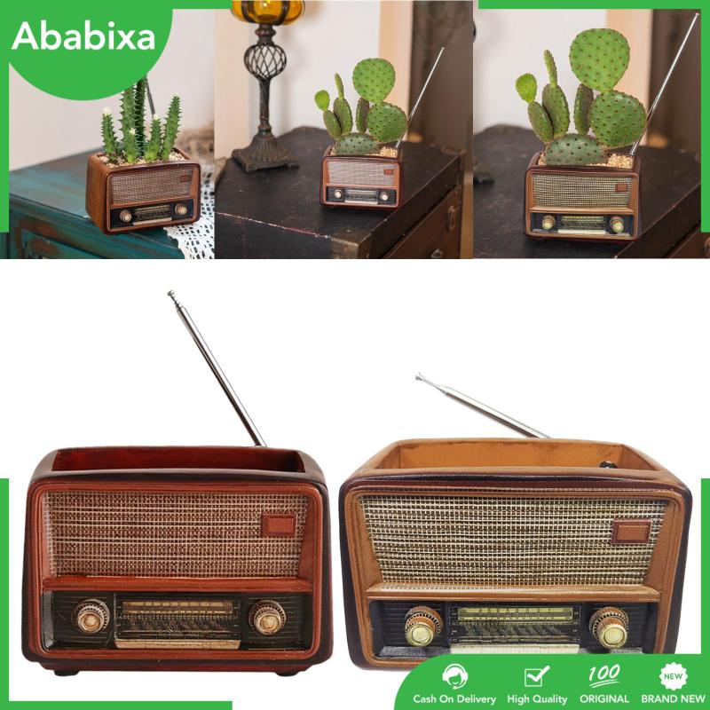 Chậu Cây Hình Radio Sáng Tạo Trang Trí Nhà Cửa / Văn Phòng