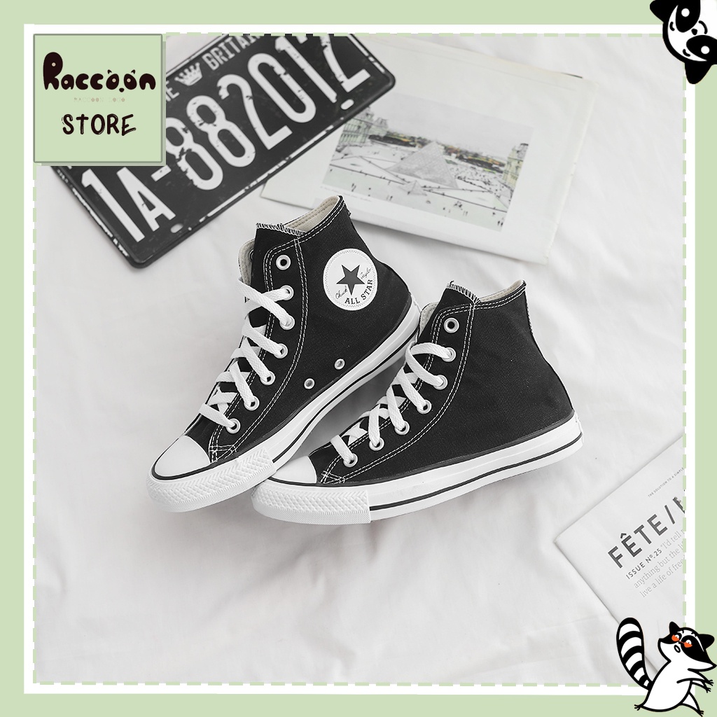 Giày_Converse Nam Nữ Thể Thao, Giày CV 70s Thời Trang Cổ Cao Màu Đen Nam Nữ Hàng Đẹp Full Box Tặng Kèm Tất