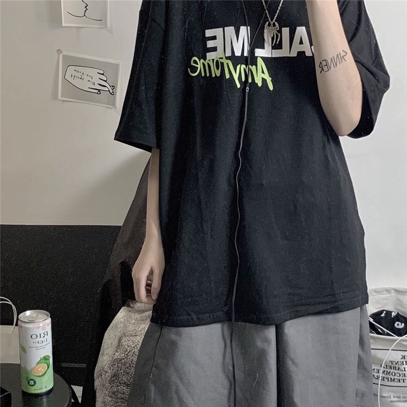 Áo thun tay lỡ form rộng unisex Neko.sg ATR8