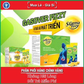 Gasover Fizzy Hộp 20 Viên Sủi - Hỗ trợ giảm nguy cơ trào ngược dạ dày thực quản - Yespharmacy