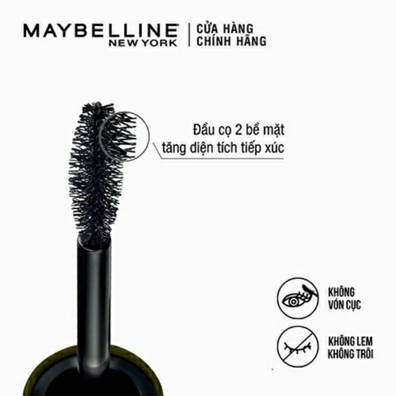 Mascara Dày Mi Cực Đại Maybelline New York The Magnum Big Shot Waterproof Chuốt Mi Không Lem Không Trôi 10ml