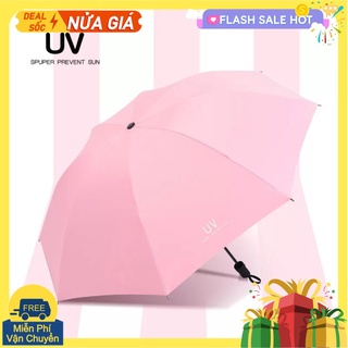 [Free ship-Xả kho cắt lỗ]Ô dù chống tia UV bảo vệ cơ thể,sẵn hàng tại tp hcm,màu hồng