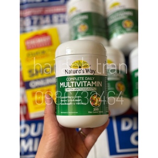 Viên uống Multivitamin Tảo Nature Way 200v