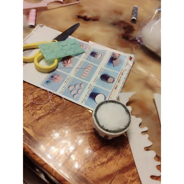 (HÀNG ORDER) Set nguyên vật liệu làm chậu sen đá handmade.