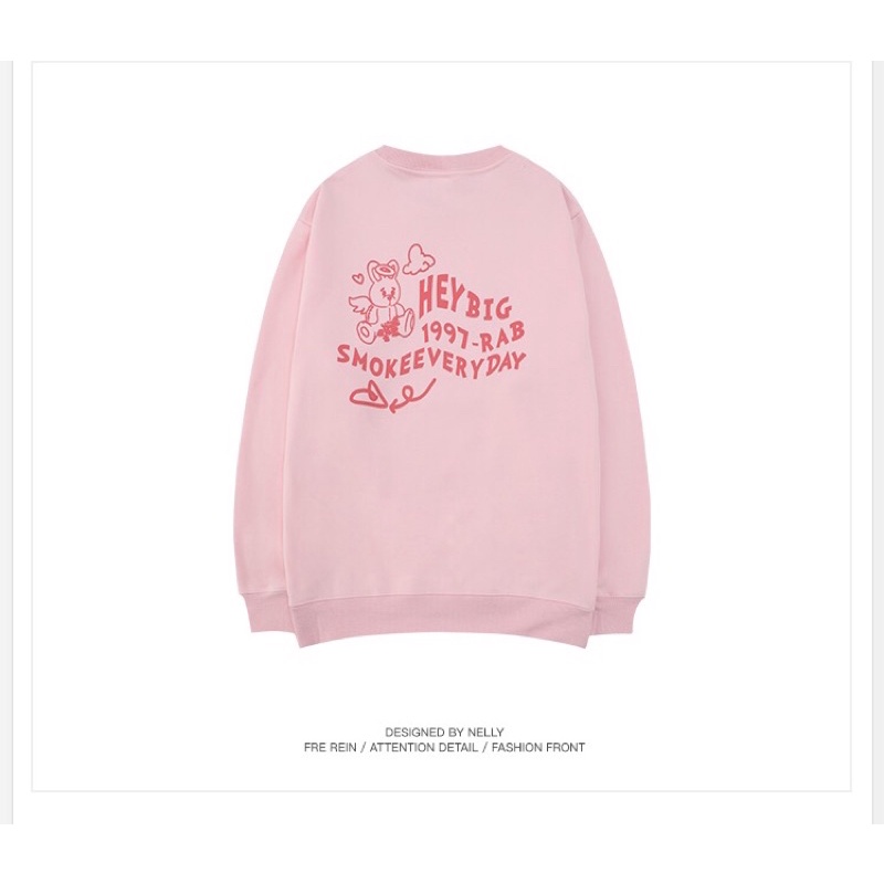 Áo sweater nelly heybig nỉ lót lông sale (có sẵn) rab | BigBuy360 - bigbuy360.vn