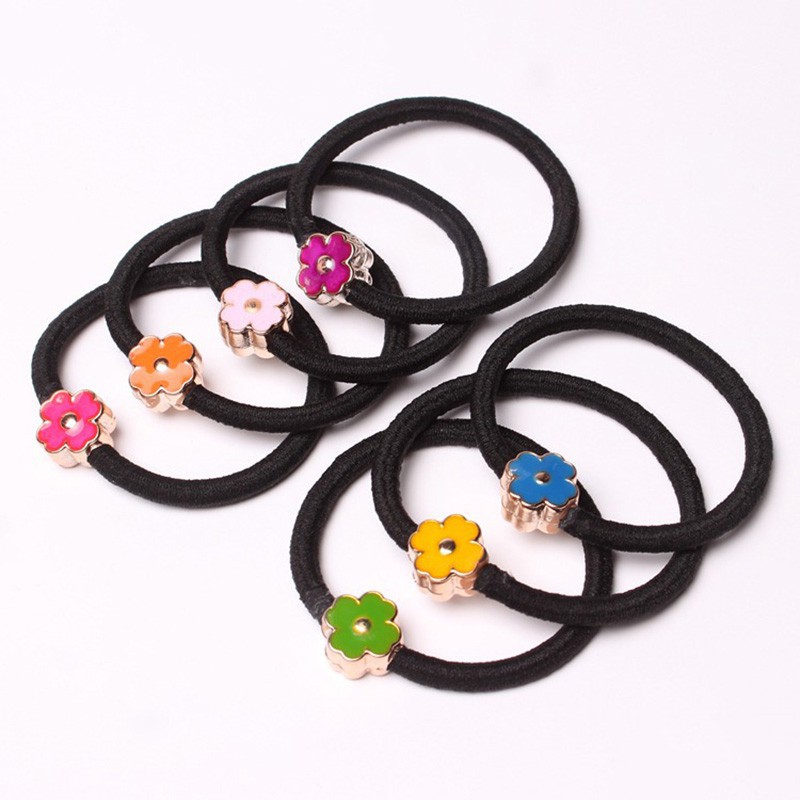 Set 10 thun cột tóc hình dễ thương cho nữ/bé gái