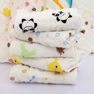 Set 10 khăn mặt xô sợi tre 6 lớp cao cấp cho bé - hàng loại 1