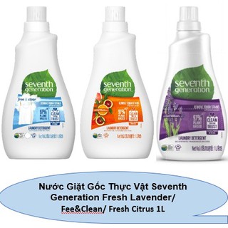 Nước giặt seventh generation 1l
