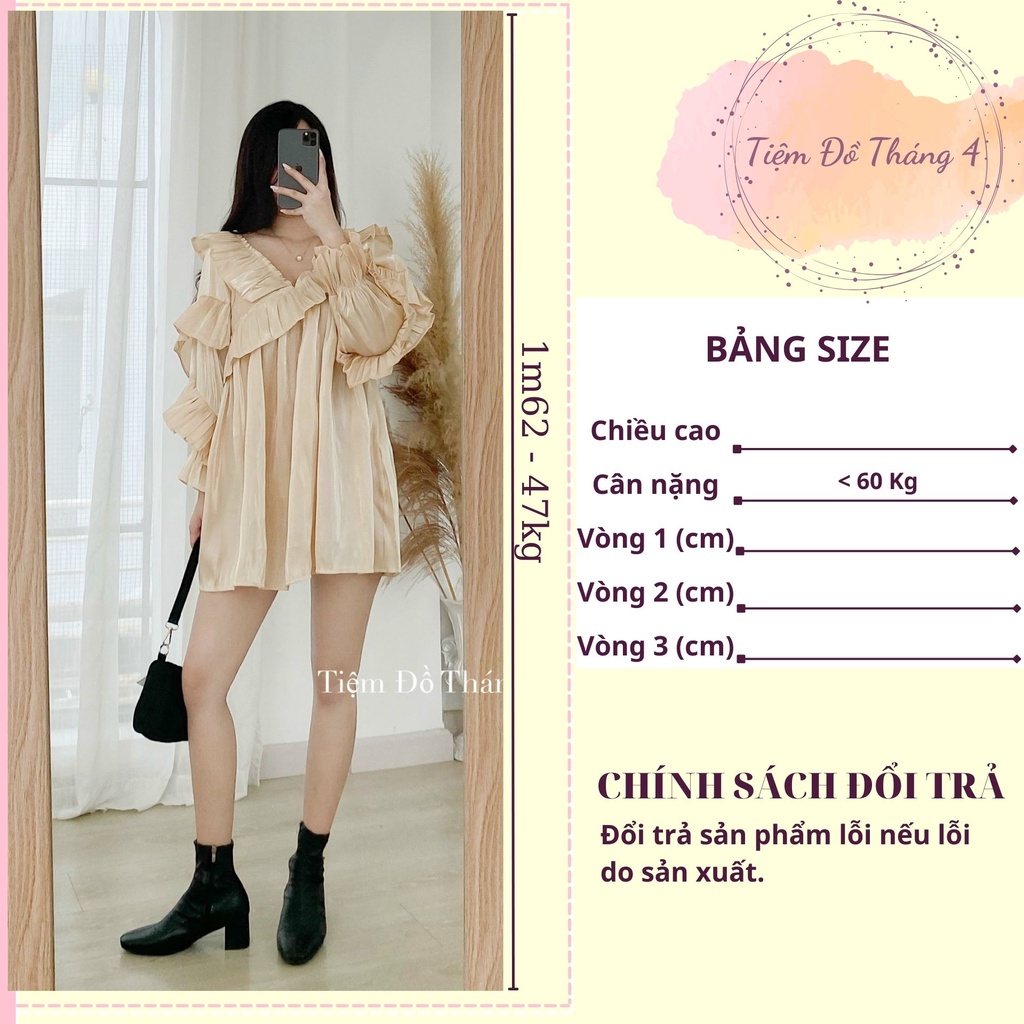 Váy Babydoll Tay Bồng, Đầm Tiểu Thư Bánh Bèo Chất Vải Organza Cao Cấp Sang Chảnh  Freesize - BETTA DRESS | BigBuy360 - bigbuy360.vn