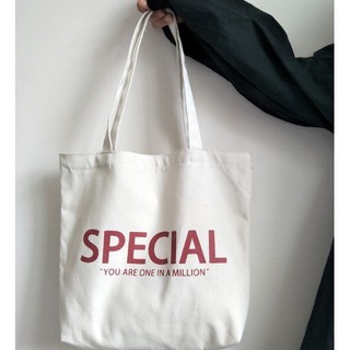 TÚI TOTE VẢI CANVAS SPECIAL CÓ KHÓA MIỆNG