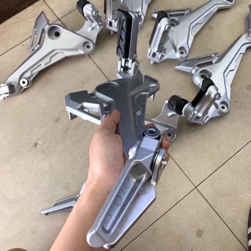 Gác chân nhôm bạc msx sf hàng 1:1 sắc nét