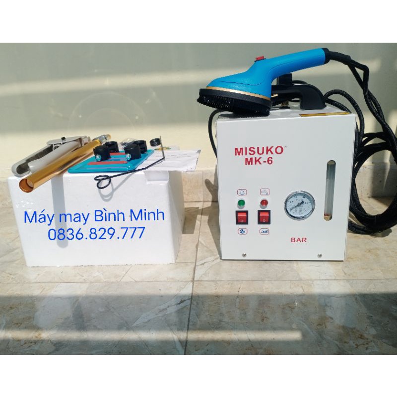 Bộ nồi hơi, bàn ủi mini 3KW, bàn là đứng bàn ủi RÈM công nghiệp (Nồi hơi + Bàn là)