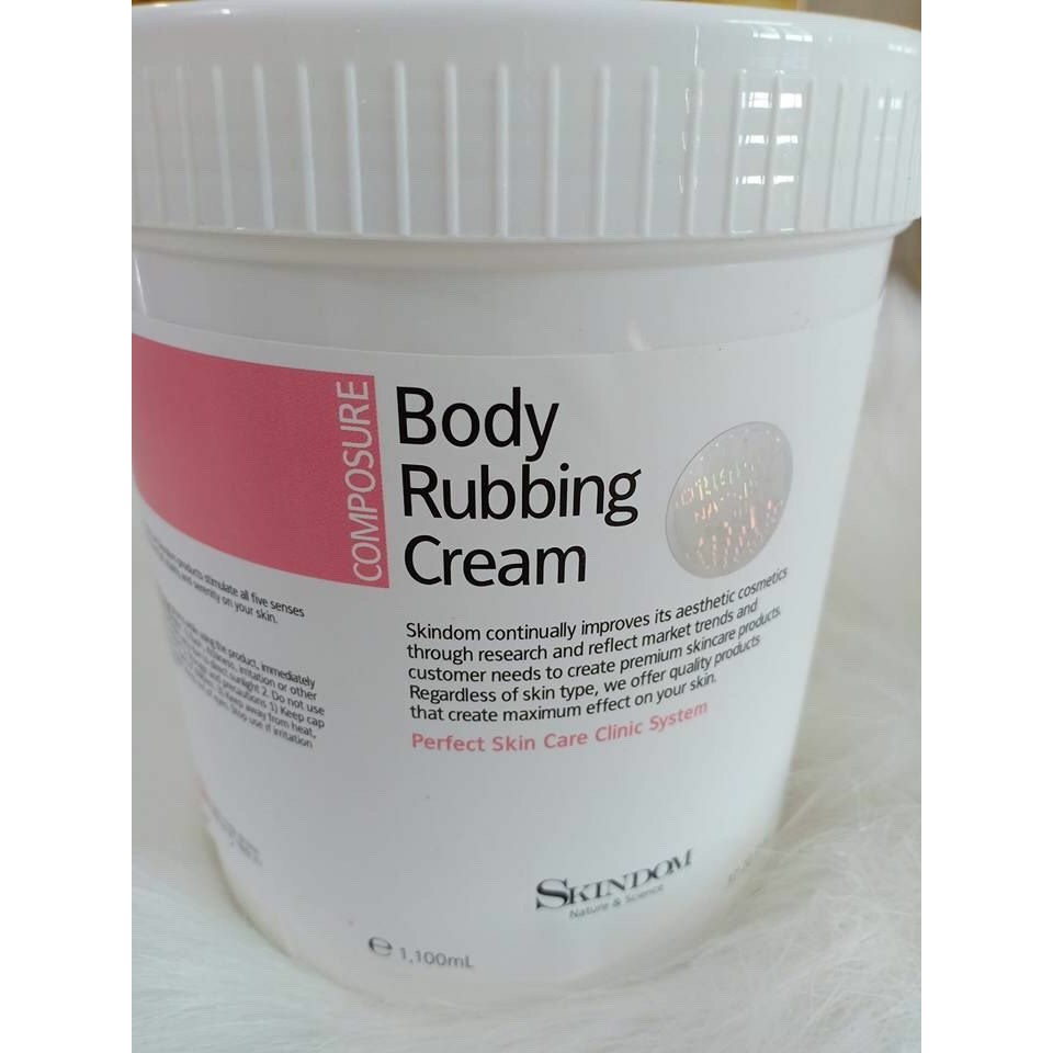 Kem thon gọn body với sóng RF Body Rubbing Cream Skindom