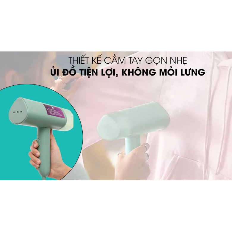 (Ảnh thật - Chính hãng) Bàn là hơi nước cầm tay du lịch Philips STH3010/70 công suất 1000W ủi nhanh, bảo hành chính hãng