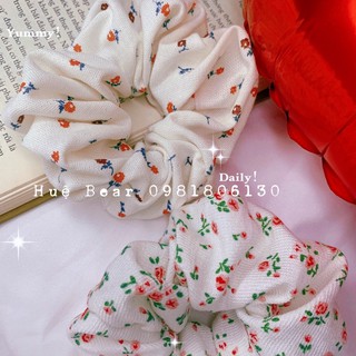 Thun cột tóc scrunchies đủ màu (ảnh thật shop tự chụp)