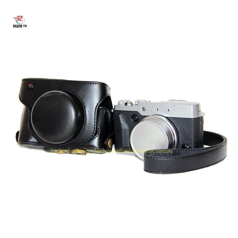 Máy ảnh túi da PU cho Fujifilm X30 với dây đeo vai