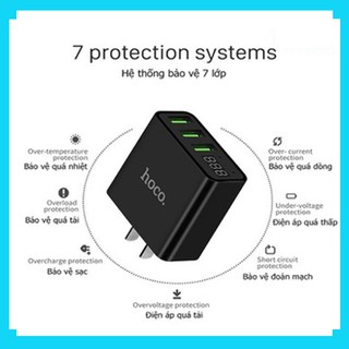 CỦ SẠC NHANH HOCO C15 CÓ ICD - CỐC SẠC 5V/3A