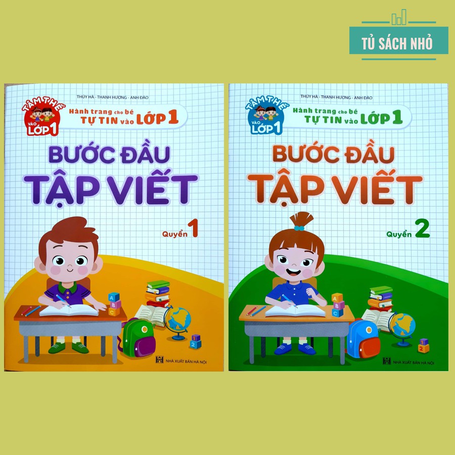 Sách - Bước đầu tập viết (Combo 2 cuốn) - Hành trang cho bé tự tin vào lớp 1