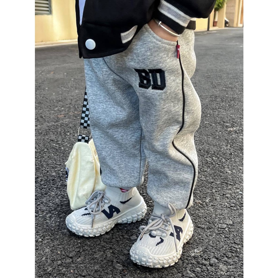 Giày thể thao AMILA phối tất thoáng khí phong cách mùa thu cho trẻ em