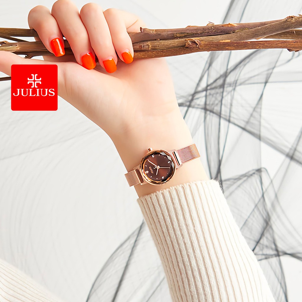 Đồng hồ nữ Julius Hàn Quốc JA-917D chính hãng - Bảo hành 1 năm, Thay pin miễn phí