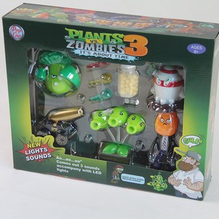 [Mã TOYXU6 hoàn 20K xu đơn từ 99K] Bộ đồ chơi hoa quả nổi giận Plants & Zombie 3