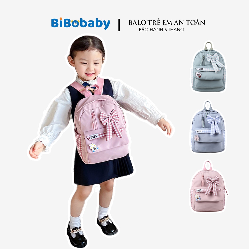Balo Cho Bé Mẫu Giáo Mầm Non Ba Lô Thắt Nơ Đáng Yêu Giá Rẻ Cho Bé Trai Và Gái 11239