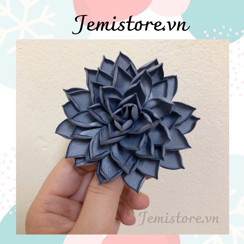 Tag Hoa Vải Cài Áo Handmade Jemistore