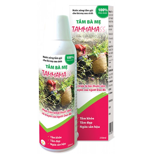 Combo 6 Nước xông tắm gội cho bà mẹ sau sinh Tammamass chai 250ml theo công thức nguười Dao